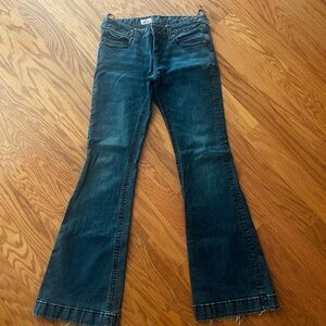Free People Women's Blue Flared Jeans